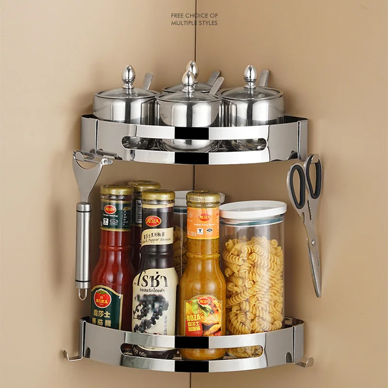 

Gold storage rack, bathroom wall mounted tripod, kitchen storage rack, bathroom accessories wall shelf shelves bathroom shelf