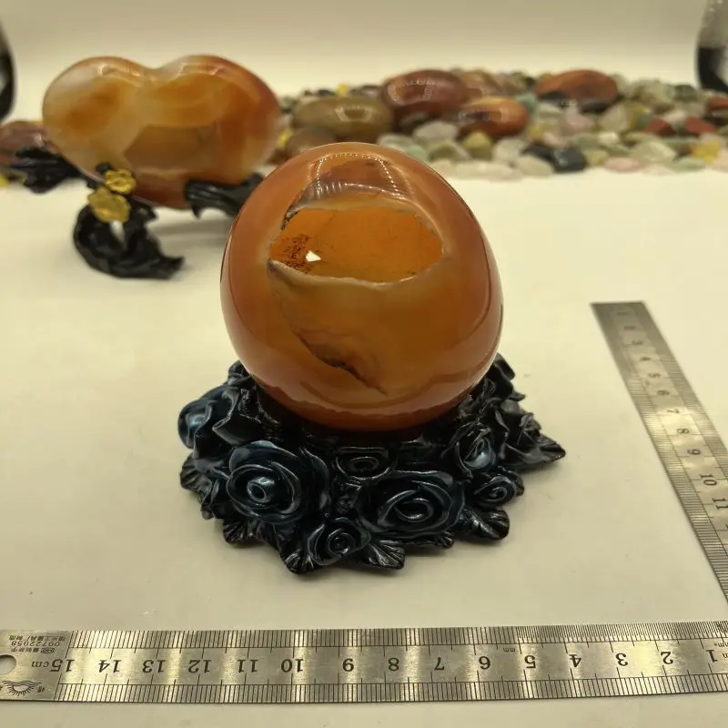 20Pcs Natural Crystal Raw Stone Opening Smile With The Base Golden Epidermal Crystal Precipitation Exquisite Decorative Ornament