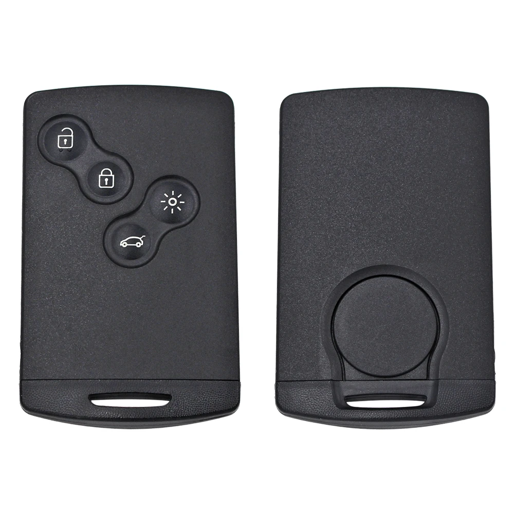 Дистанционный смарт ключ-брелок 4 кнопки 433 МГц с чипом PCF7941 для Renault Scenic Ill Laguna Fluence