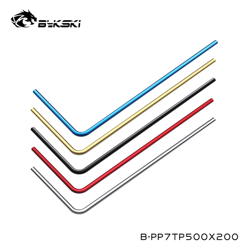 Bykski 10x12 мм латунная жесткая трубка для геймера ПК разделенное водяное охлаждение