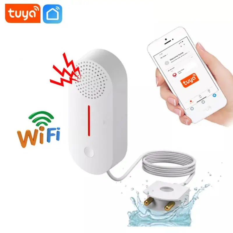 

Датчик утечки воды Tuya с Wi-Fi и управлением через приложение