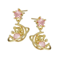 bohemian creative personality womens jewelry star earrings love bear earrings new fashion earrings holiday party gifts
