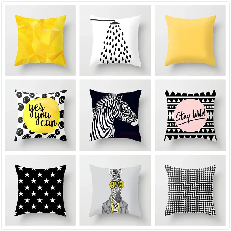 

Abstract Geometric Pattern Decorative Pillowcase Multi Size Soft Short Plush Cushion Cover Home Decor Sofa Throw Pillows Case