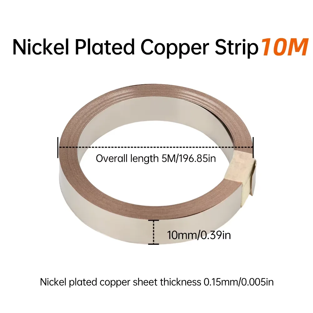 

Aideepen Никелированная медная полоса для точечной сварки 0,15 мм/0,2 мм