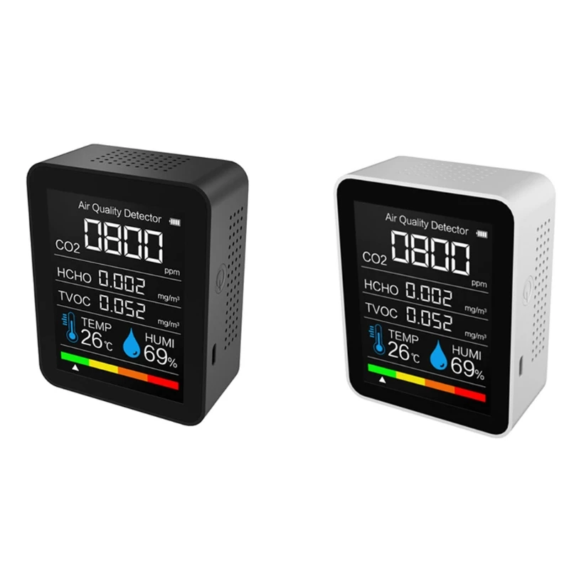 

Цифровой измеритель температуры и влажности воздуха TVOC CO2