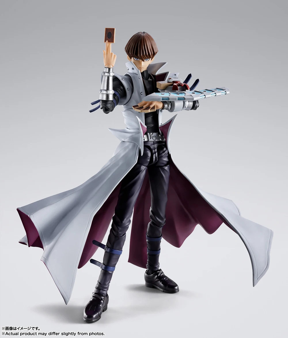 Фото Официальные фигурки BANDAI S.H.Figuarts Yu-Gi-Oh Duel Monsters Сето Кайба, аниме-фигурки с оригинальной коробкой, соединяемые модели, подарок №2