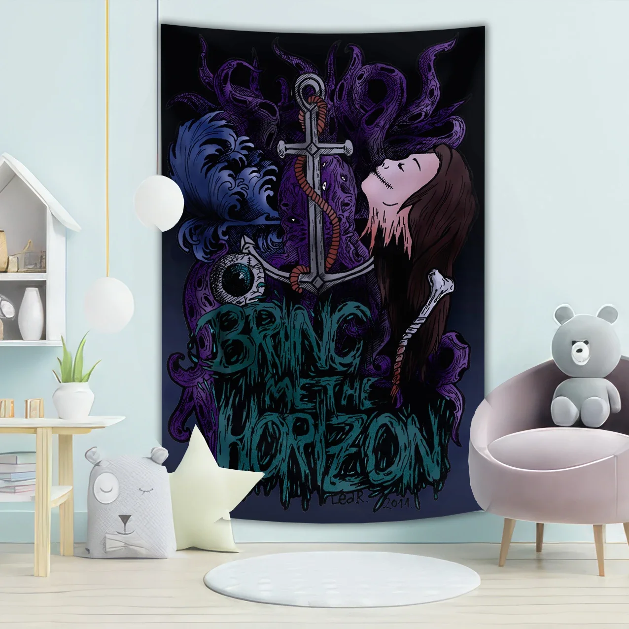 B-Bring M-Me The H-Horizons гобелен Metalcore рок-группа настенный фон для общежития ткань