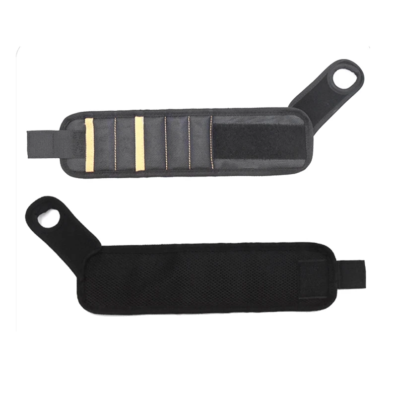 Черный браслет для удержания винтов 15 шт. сильный магнит Panger Men DIY Handyman плотник