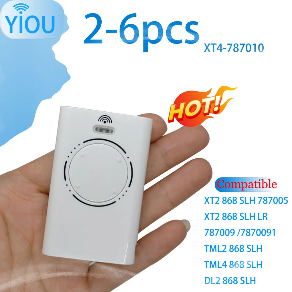 YIOU 868 XT4 XT2 SLH LR гаражные двери совместимы с частотой 868мгц 787005 LR787009/7870091 2- 6шт