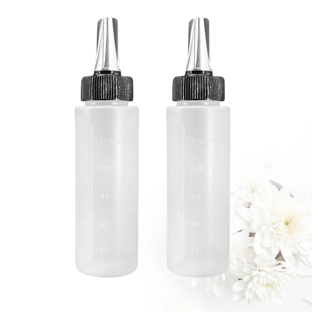 

Bottle Applicator Hair Color Squeeze Empty Dye Tip Scalp Oil Dropperink Precision