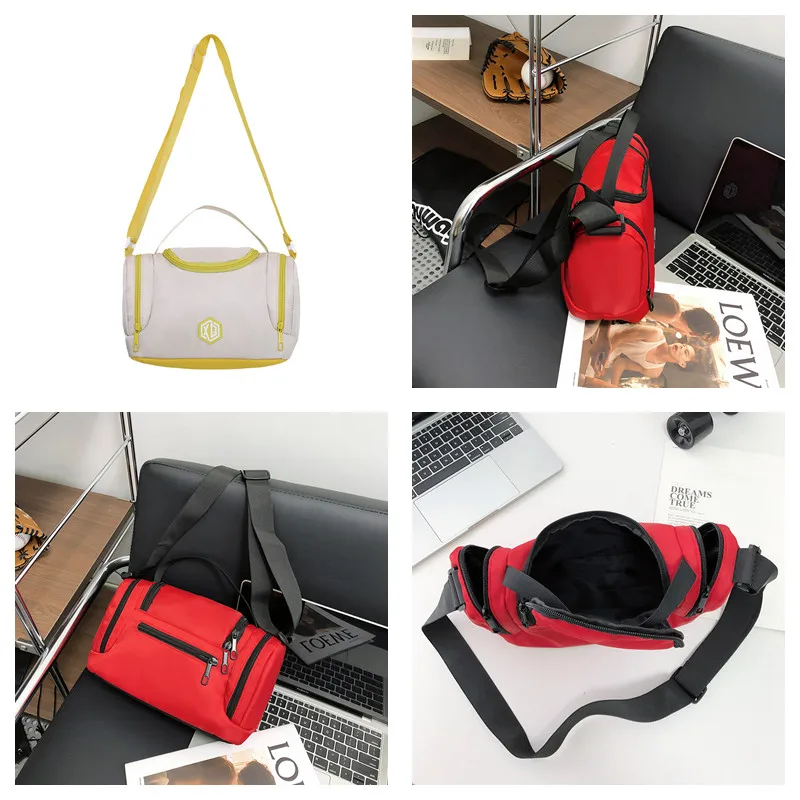 Новая нейлоновая ткань для мужчин Спортивная Многофункциональная Сумка через