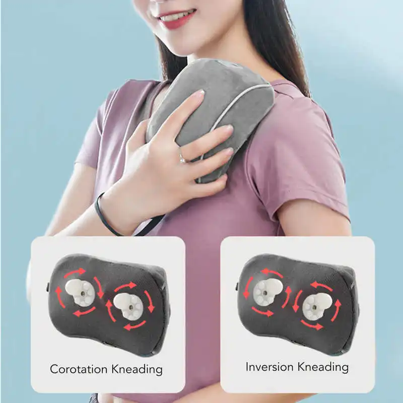 

Portable Handheld Electric Full Body Massager Removable Cover Hot Compress Relax Massager Body Neck Massagers Automatic Kneading