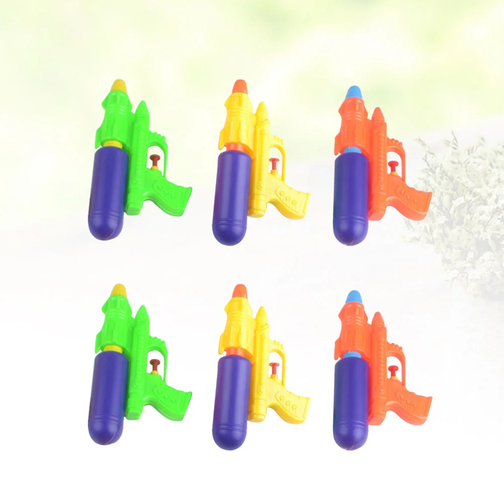 6 шт. мини-водная пластиковая игрушка для шутера летняя бассейна пляжная детей