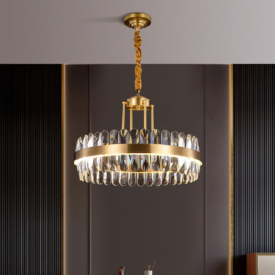 

Modern Copper Glass Hanging Light Indoor Living Room Dining Hall Bedroom Decor Luxury Pendant Lamp Kitchen Island Light Lustre
