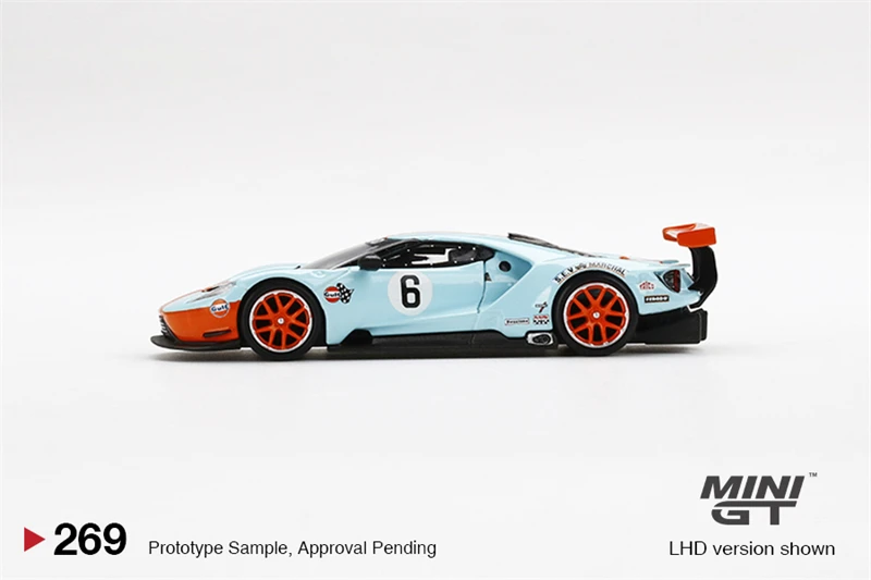 Мини GT 1:64 Ford GTLM перф #6 LHD литая модель автомобиля | Игрушки и хобби