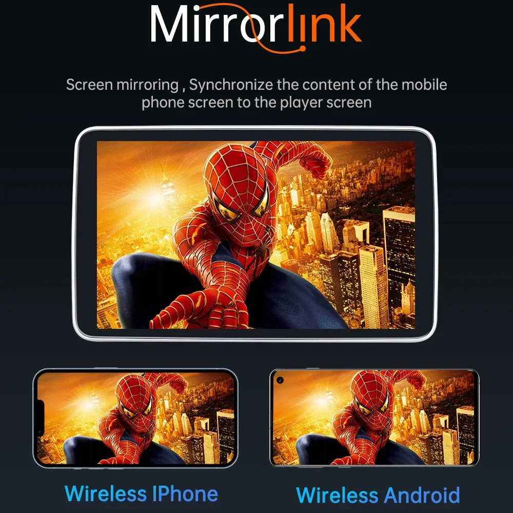 Автомобильный радиоприемник беспроводной мультимедийный видеоплеер CarPlay Android Auto