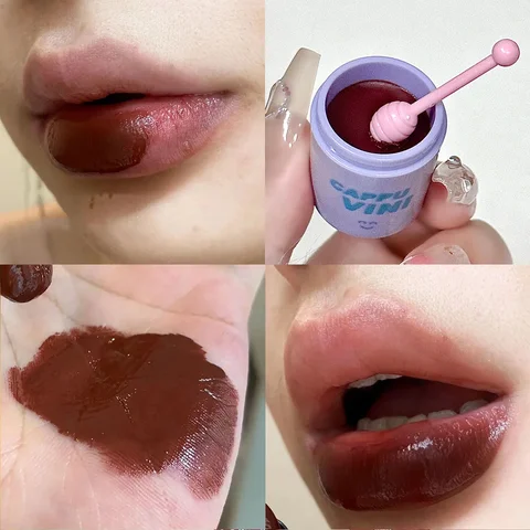 Милая молочная чайная чашка блеск для губ бальзам для губ Увлажняющая губная помада стойкая антипригарная к чашке грязь для губ для сухих губ корейская косметика