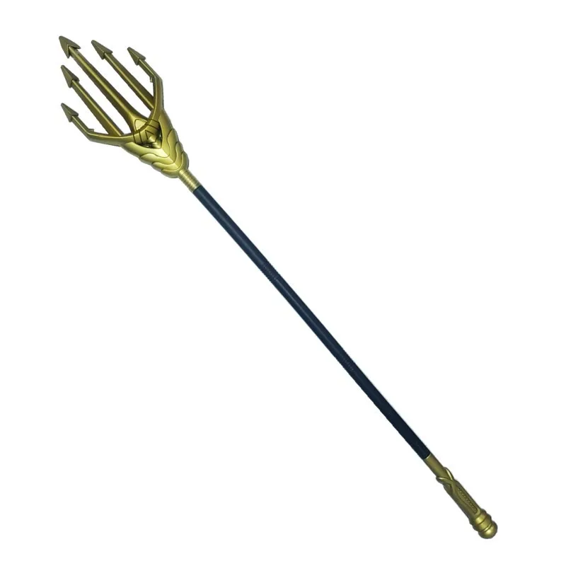 Игрушка супергероя Aquaman Trident of Нептун 165 см золотистого и серебристого цвета