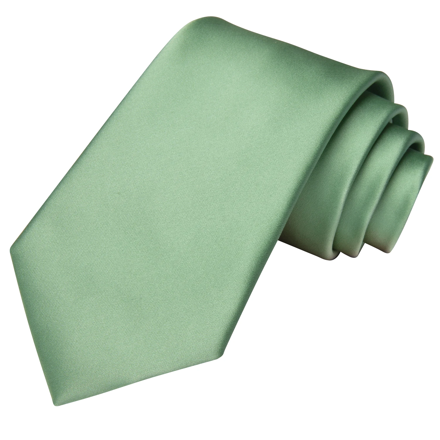 

2023 New Sage Green Solid Silk Wedding Tie For Men Gift Mens Necktie Business Party Dropshiping Fashion Designer