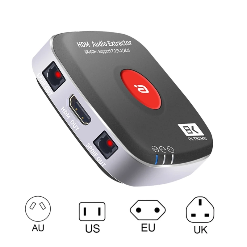 

Адаптер-разветвитель HDMI-совместимый экстрактор HDR10 HDMI2.1