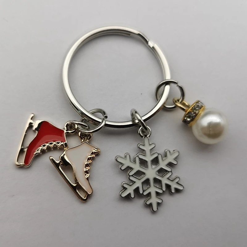 Модный спортивный Брелок очаровательный брелок для зимних видов спорта балета с