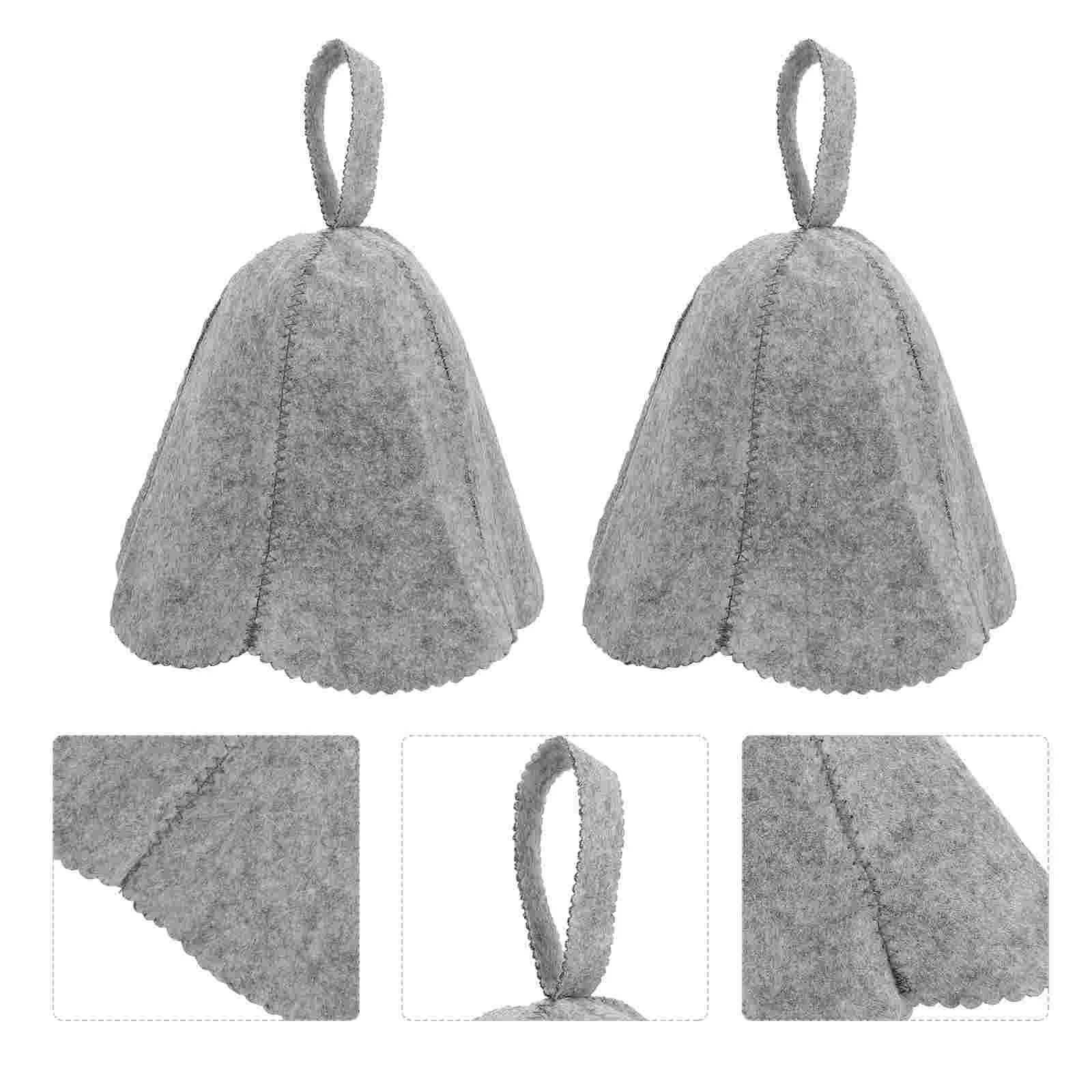 

Hat Sauna Cap Shower Hair Bath Russian Spacapshead Women Felt Wool Vaporarium Absorbent Wrap Hats Banya Headwear Towel Dry