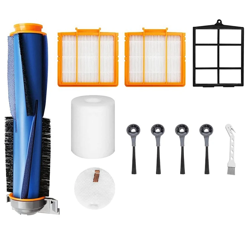 

Запчасти для робота-пылесоса Shark AV2501AE AV2502AE, основная и боковая щетки, фильтр НЕРА, 1 комплект