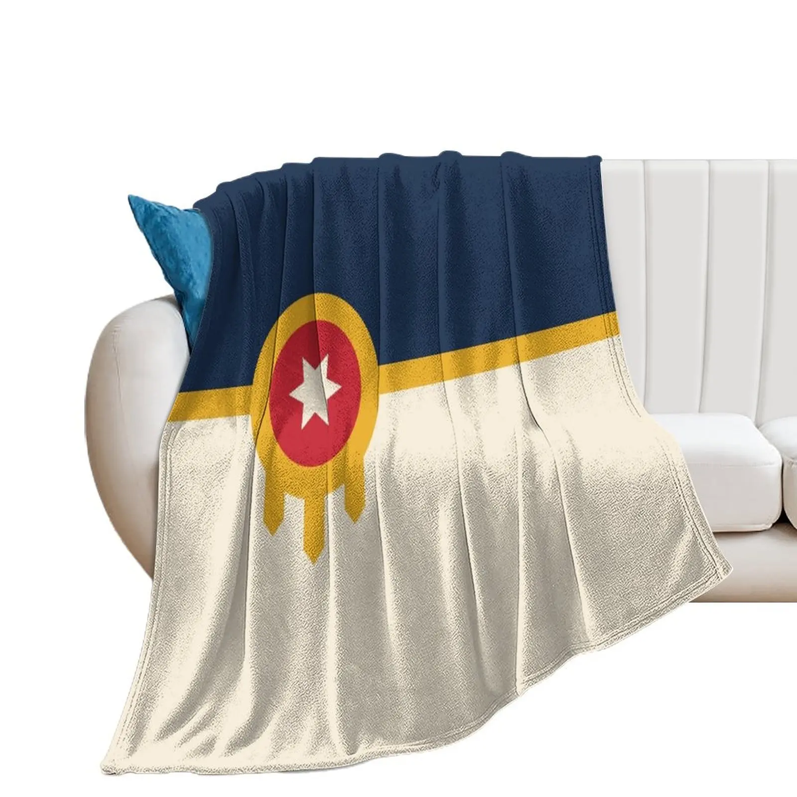 Милые модные одеяла для диванов с изображением флага Талса
