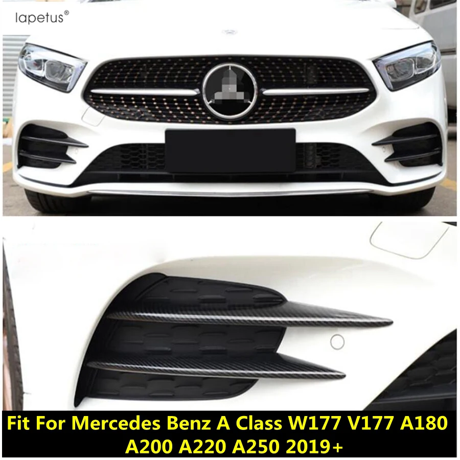 

ABS Front Fog Light Lamp Eyebrow Strip Cover Trim Accessories For Mercedes Benz A Class W177 V177 A180 A200 A220 A250 2019- 2022