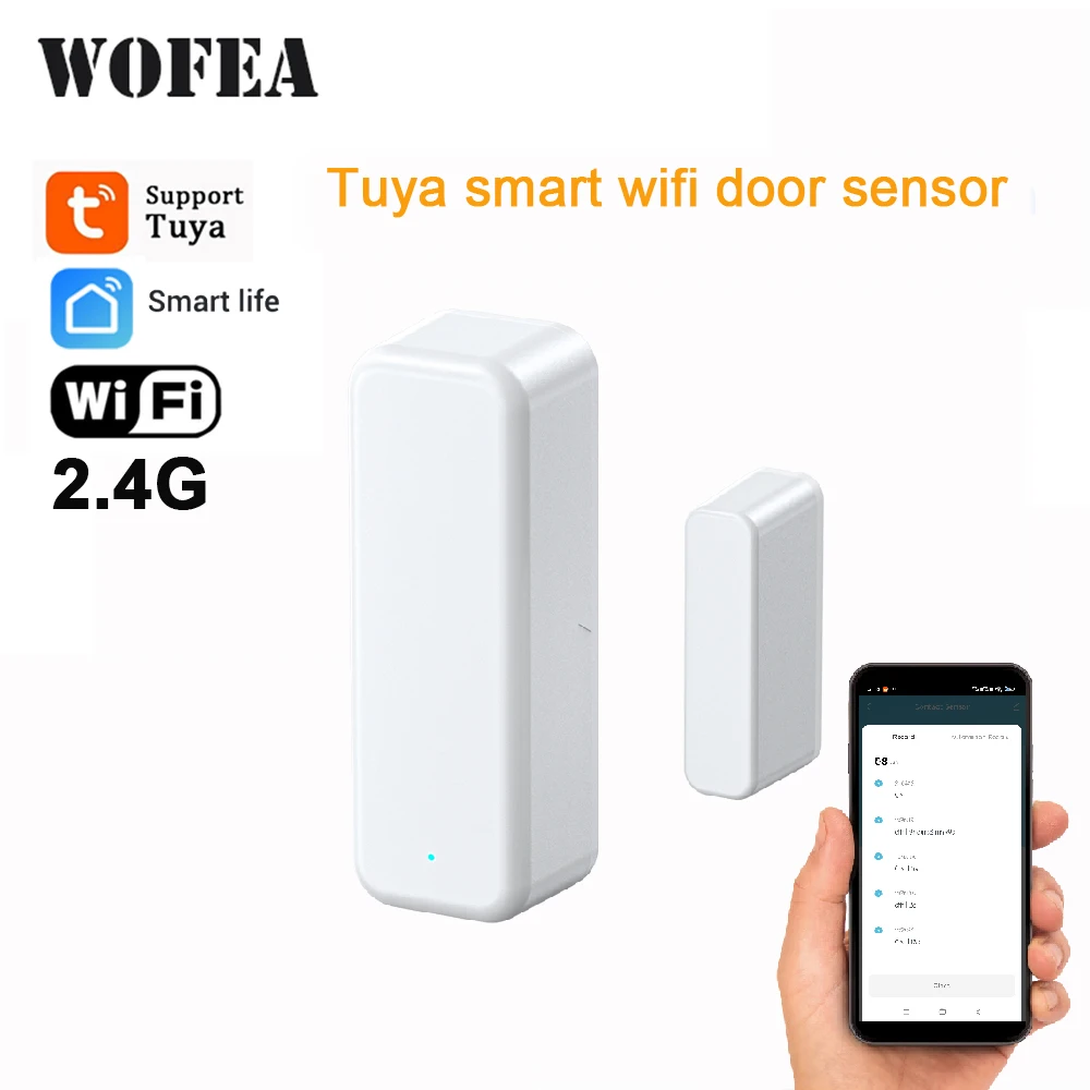 

Датчик открытия двери Wofea WF-DW002M Tuya Smart