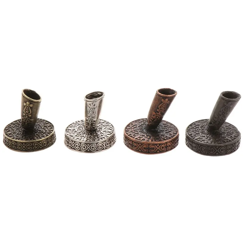 

1pc New Round Base School Office Supplies Writing Accessories Pen Holder Metal Pen Clips European Style Vintage