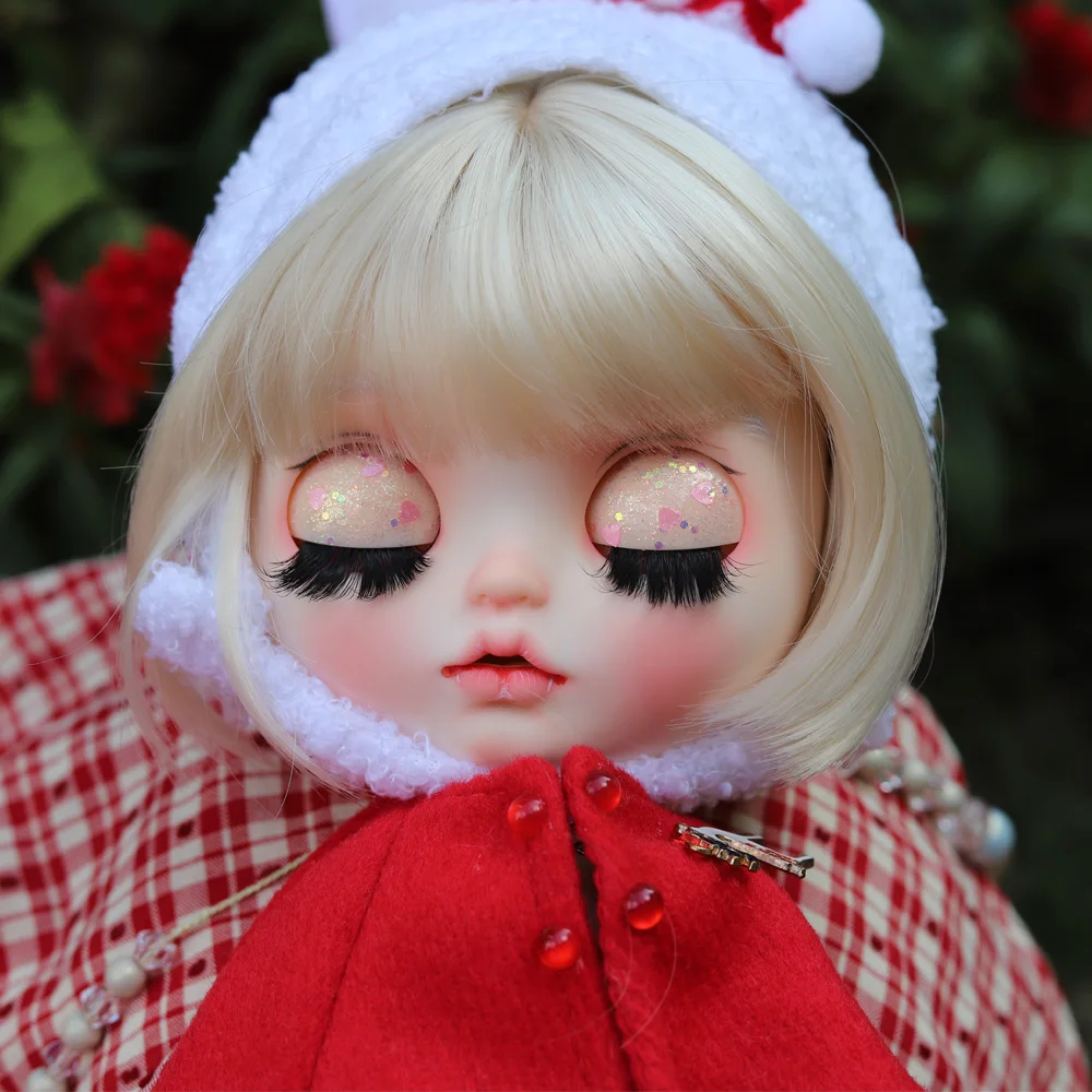 

Кукла ICY RBL + Blyth 1/6, шарнирное тело, 30 см, искусственная белая кукла для скульптурирования и макияжа с матовым лицом ручной работы, 11.24.7