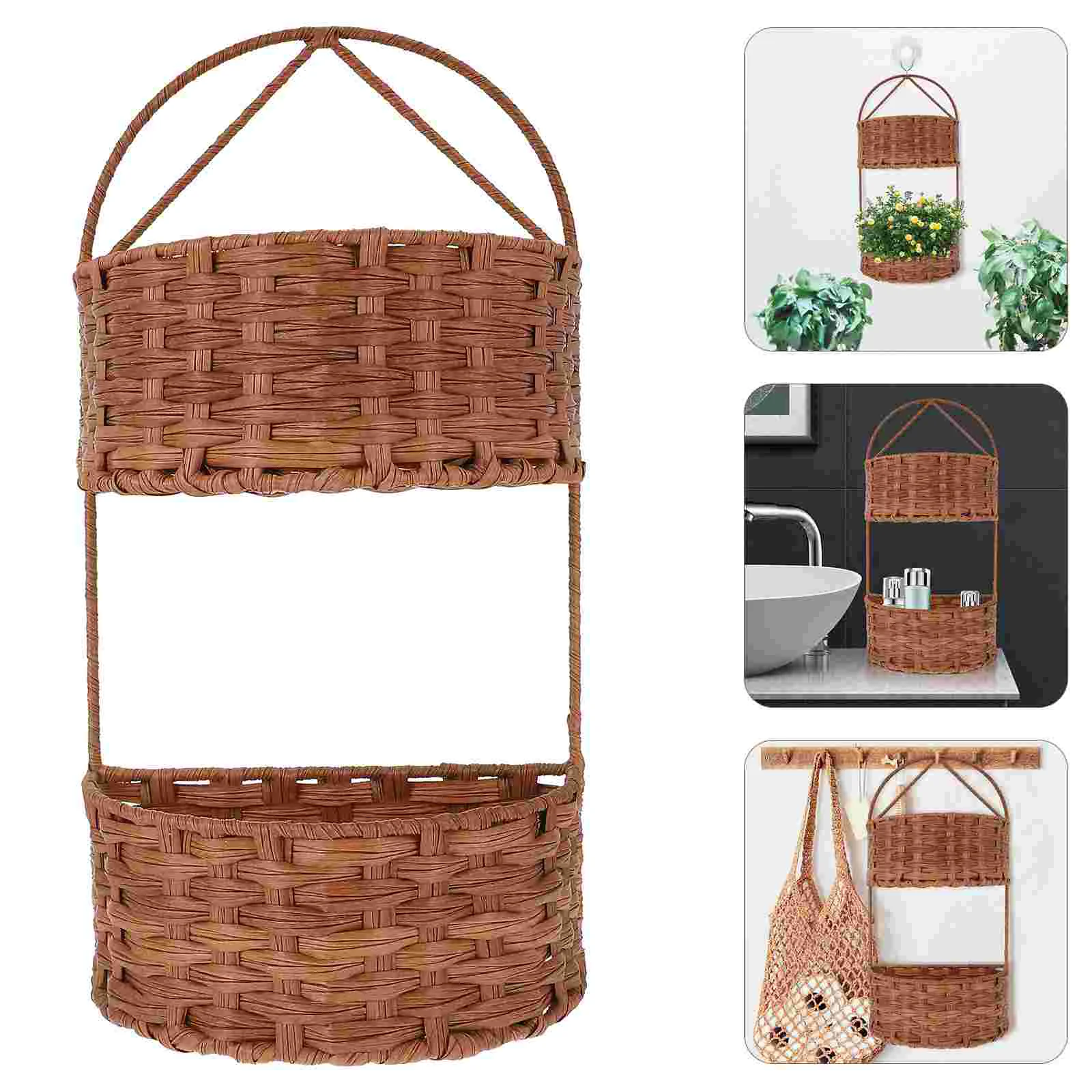 

Wall-mounted Hanging Storage Basket Sundries Basket Sundries Storage Basket Organizer Basket Storage Basket