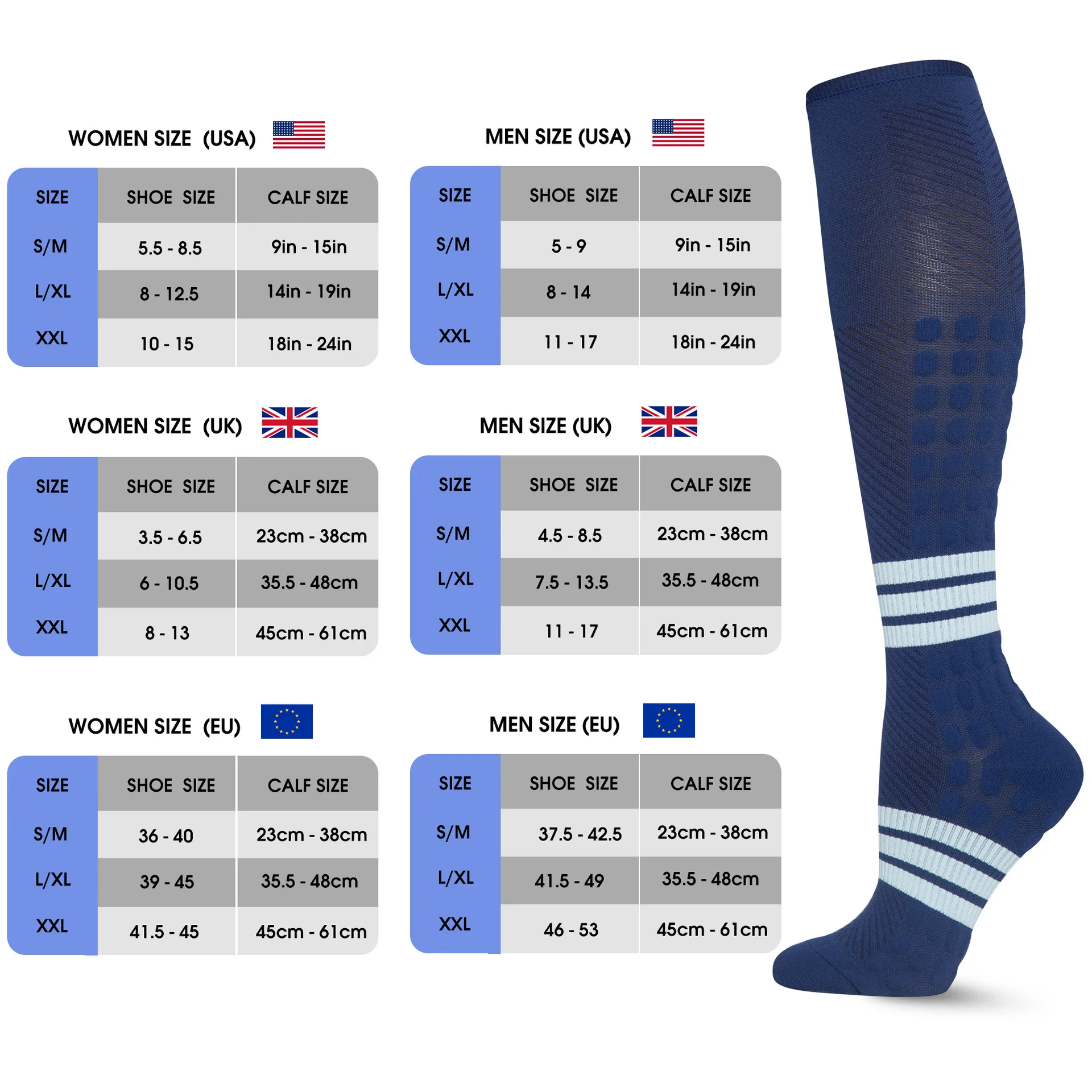 Compression Socks Marathon Running Football Basketball Training Fitness Socks Running Sports Compression Socks for Men and Women