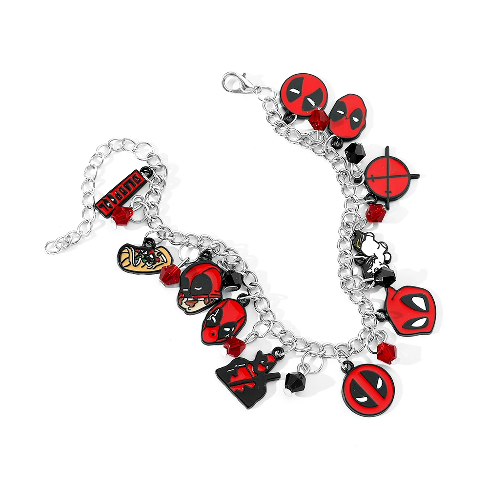 Новый браслет в стиле Дэдпула для женщин и мужчин милая женская модель Y2K цепь с