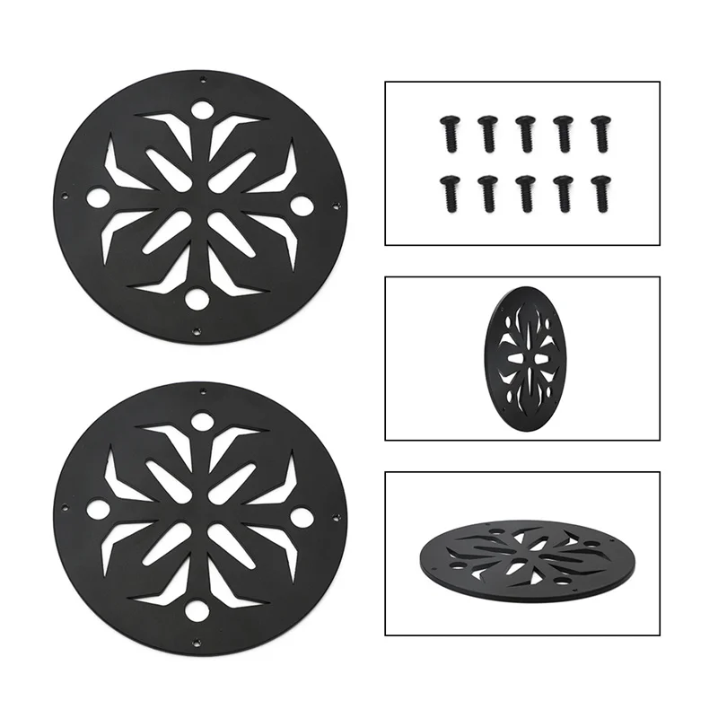 

CNC Floor drains powder coated matte black For Kawasaki KRX 1000 20-21 Teryx KRX 1000 KRF1000