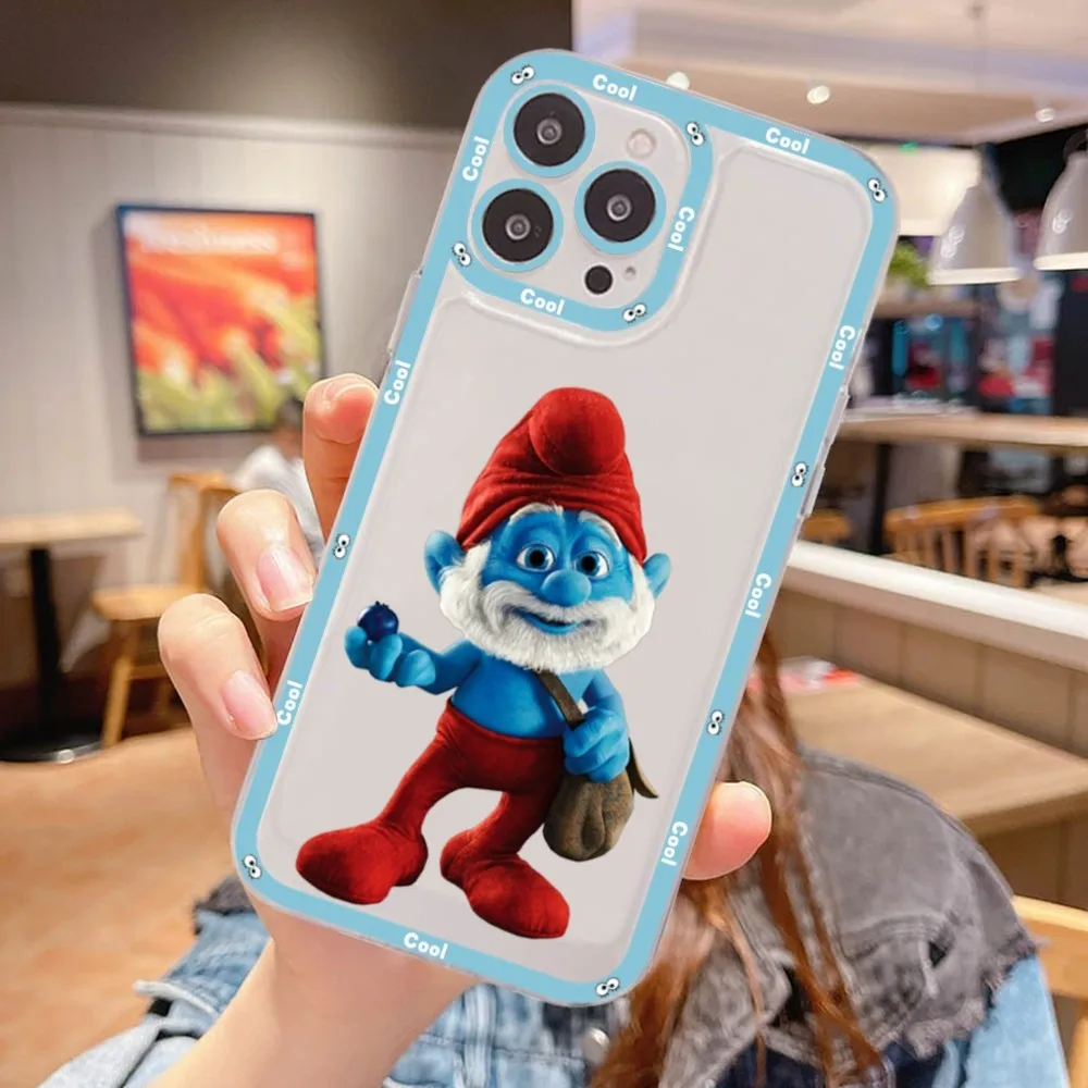 Мультяшный S-Smurfs аниме фильм фотосессия для Redmi 7 8 9 A Note 5 10 11 Pro Max 4G телефон