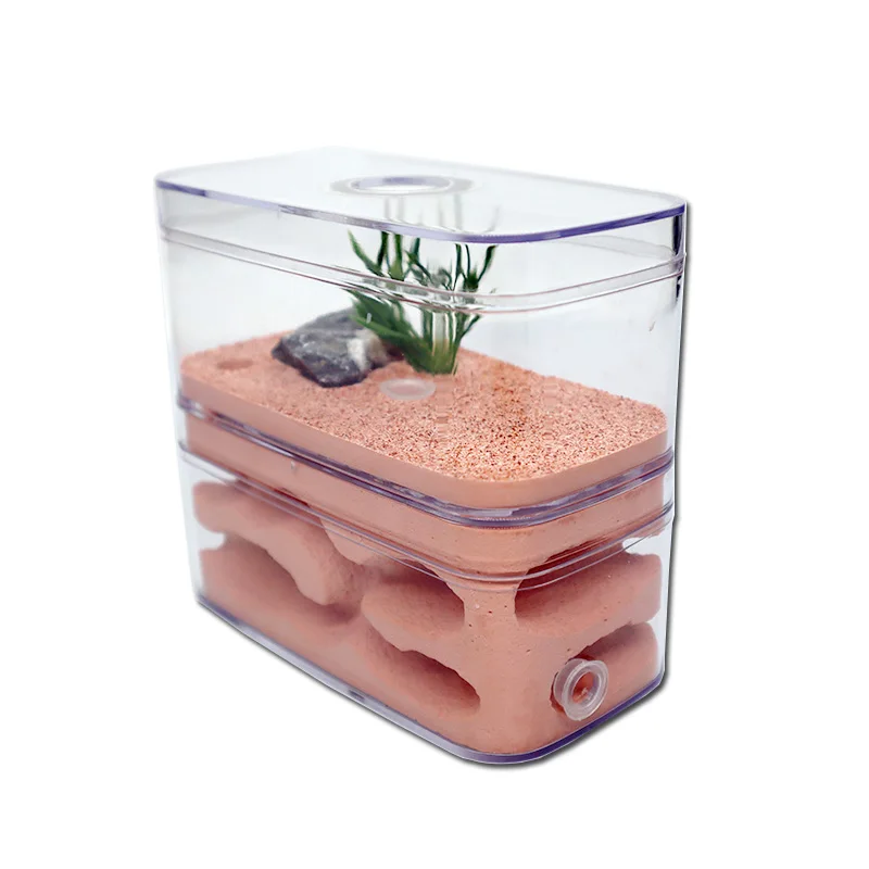 highly moisturizing ant farm plaster ant nest insect box with workshop pet anthill castle natural ecological ant house 12610cm free global shipping