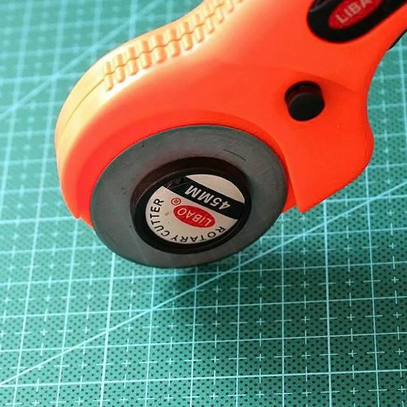

45mm Rotary Cutter Fabric Quilt Cutter DIY Patchwork Leather Craft Sewing Tools Cute Round