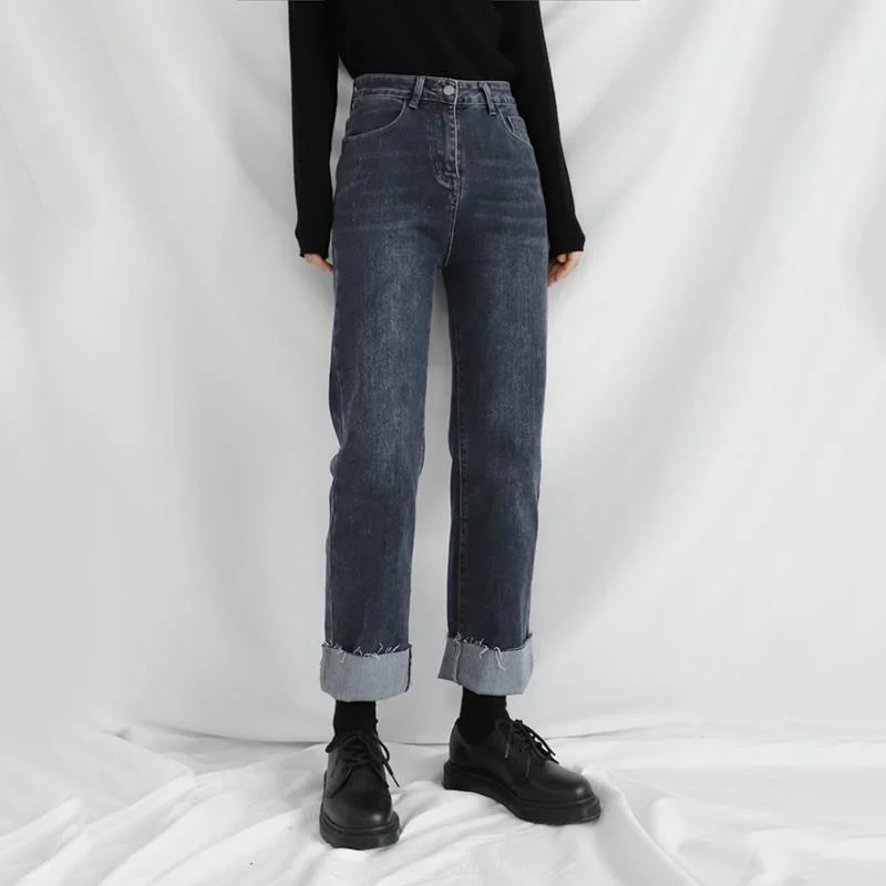

Мешковатые джинсовые брюки Y2k, женские джинсы свободного покроя, стильные широкие джинсы с высокой талией для женщин, прямые женские брюки