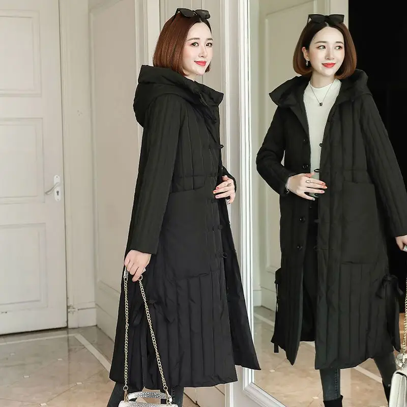 

Office Lady Cotton-padded Clothes Cotton-padded Clothes Women's Split Winter Clothing 2022 New Cotton-padded Jacket T111