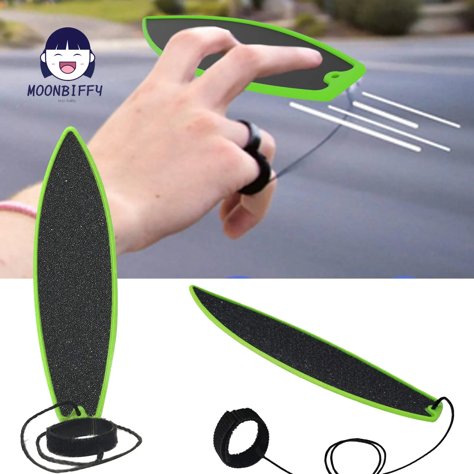

Mini Finger Fingertip Surfboard Shred Deck Finger Surfboard Surfing Toys Anytime Anywhere For Kids Students Educational Toy