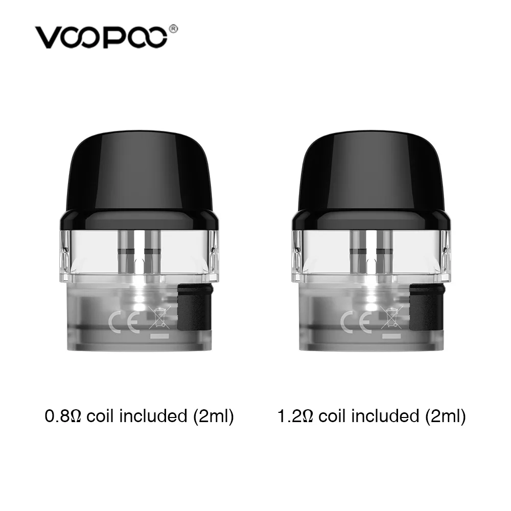 Оригинальный картридж VOOPOO Vinci Pod, 2 мл, 3/8 Ом/1,2 Ом, подходит для набора VOOPOO VINCI Pod