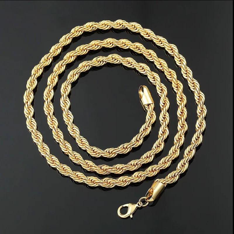 Цепочка Uwin из нержавеющей стали для мужчин и женщин модное ожерелье в стиле