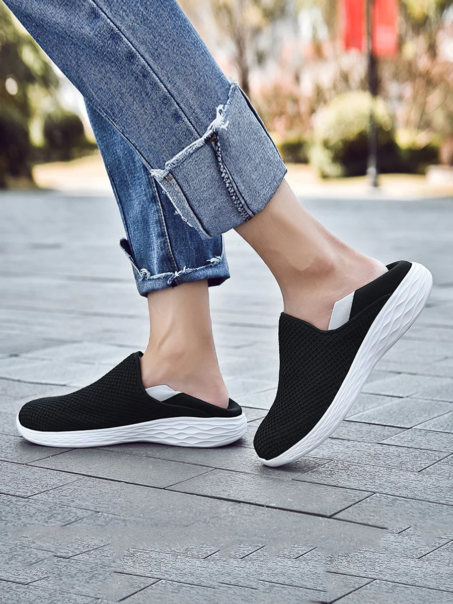 

Кроссовки без шнуровки для мужчин и женщин, Вулканизированная подошва, лоферы, прогулочная обувь, плоская подошва, Размеры 35-47