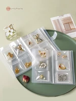 ins 120160 slots jewelry storage book anti oxidation rings necklace photo album bag portable travel jewelry cards organizer box