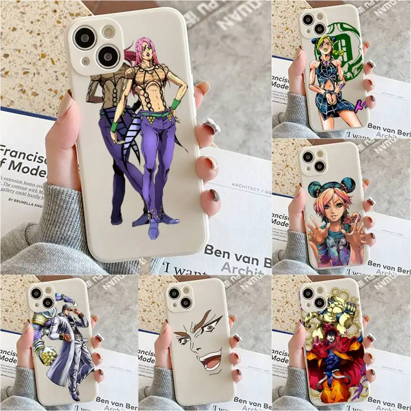 

JOJO’S BIZARRE ADVENTURE OVER HEAVEN Phone Case For Iphone 7 8 Plus X Xr Xs 11 12 13 Se2020 Mini Mobile Iphones 14 Pro Max Case