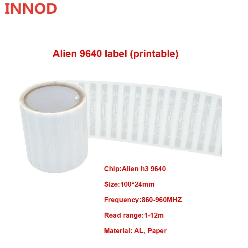 Alien 9640 UHF RFID влажная инкрустация 5-15 м Диапазон 96 бит EPC для аутентификации