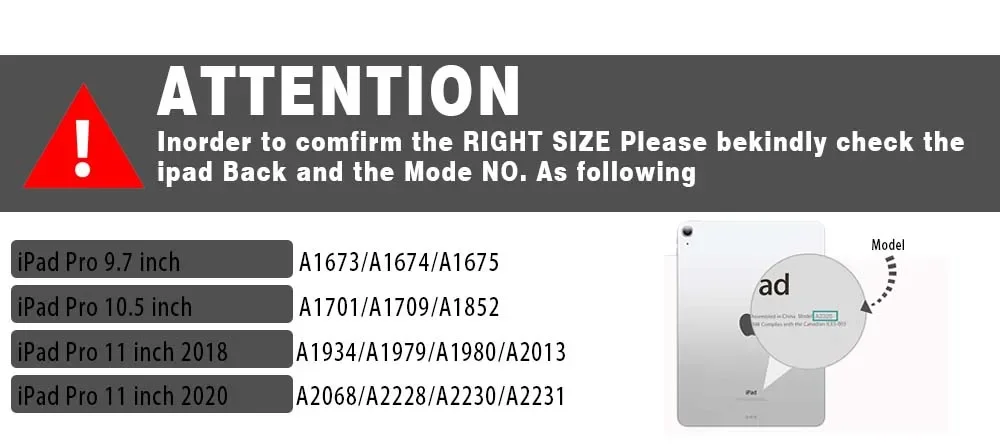 Чехол для Apple iPad Pro 11 дюймов 2018 2020 2021/Pro 9 7 дюйма 2015/Pro 10 5 2017 кожаный тройной