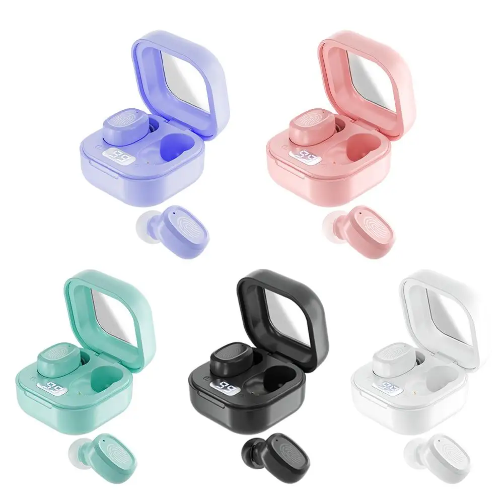 

Tws Wireless Bluetooth Headphone Touch Control Noise Reduction Digital Display In-ear Sports Gaming Headset for Women and Men
